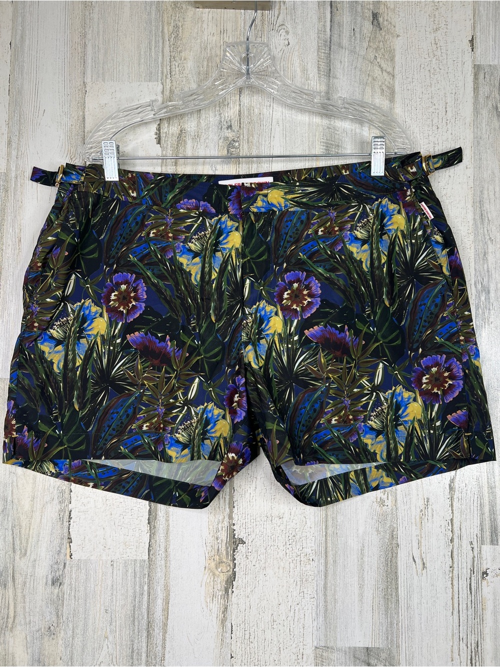 Orlebar Brown Setter Floral Swim Trunks Shorts 38 Luxury Resort Vacation Riviera
